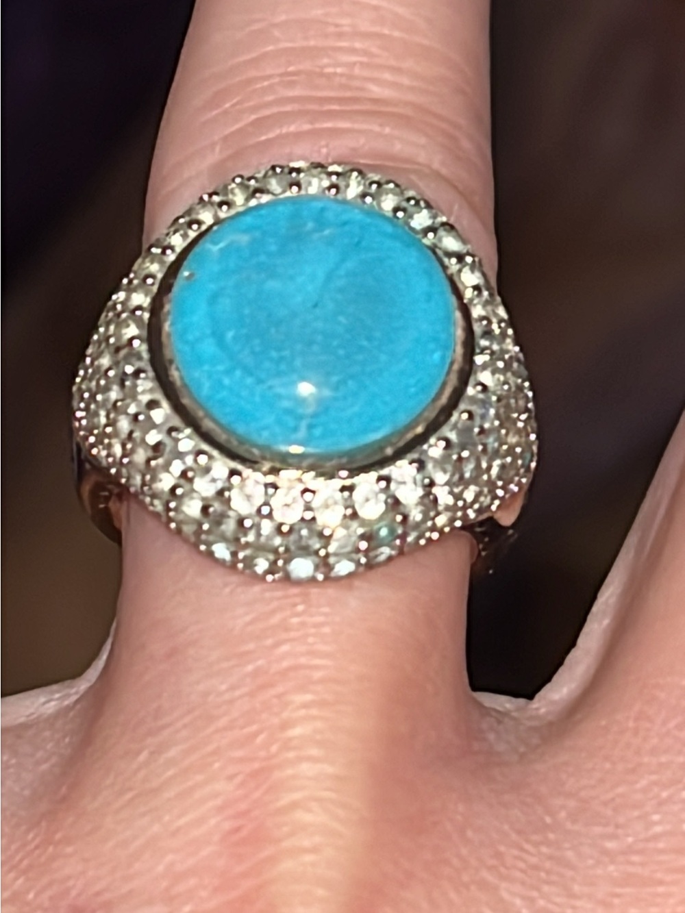 Milor Italy Bronze cocktail ring